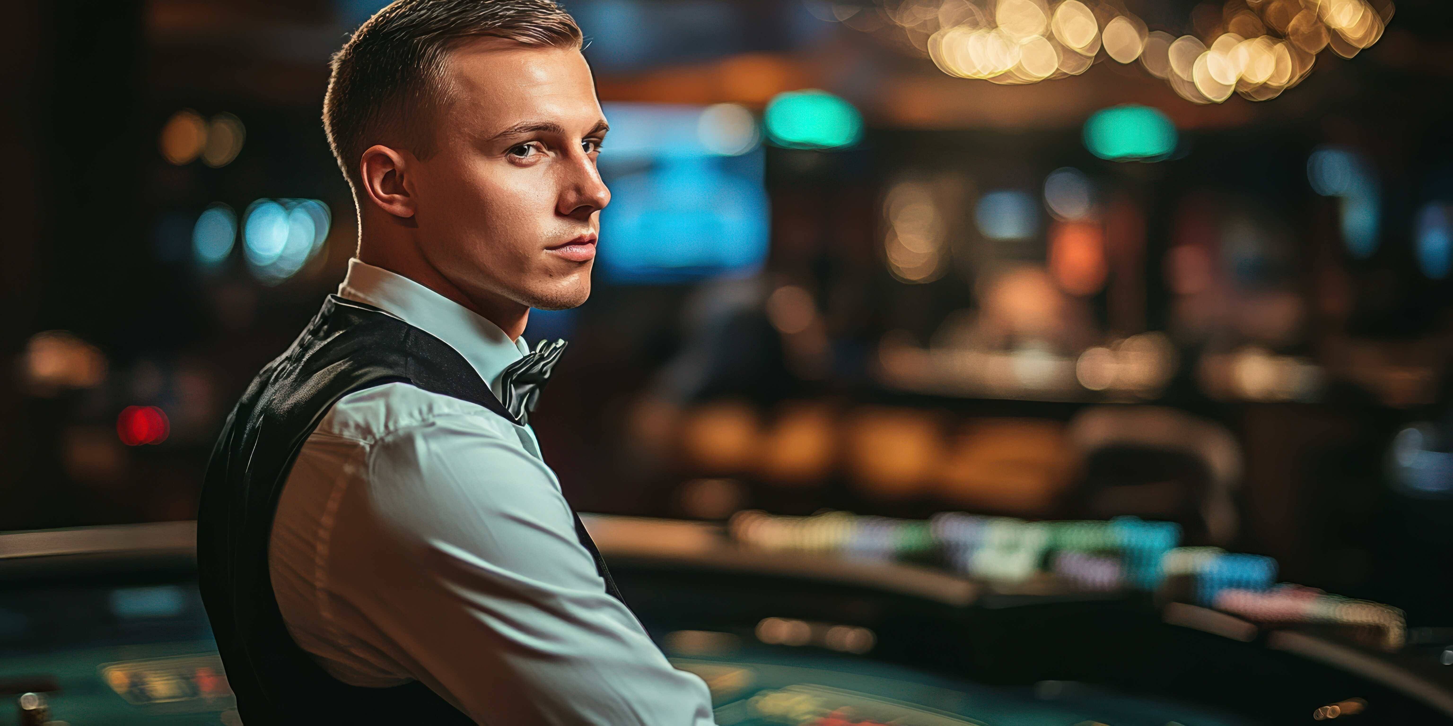 moški igra poker